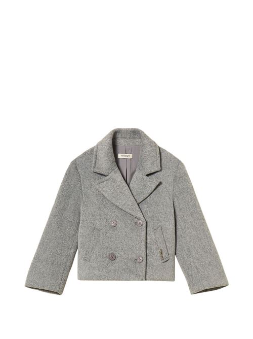 Giacca bambina caban doppiopetto in panno TWINSET Kids | 262GJ206112838